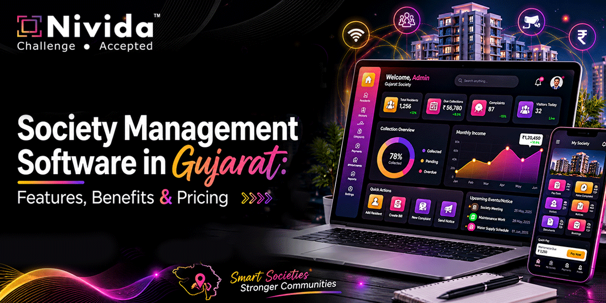 Society Management Software in Gujarat:  Features, Benefits & Pricing