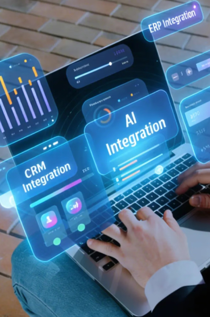AI + CRM + ERP Connected Ecosystem